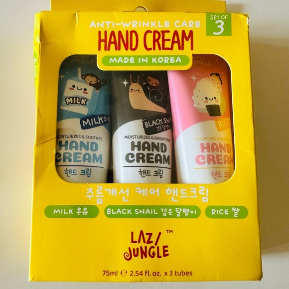 Other - Hand Cream Set - Milk, Black Snail, Rice